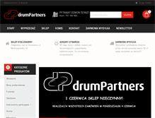 Tablet Screenshot of drumpartners.pl